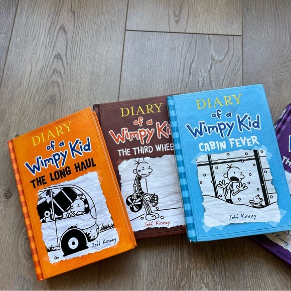 Diary of a Wimpy Kid Book Set - Purple, Green, Brown, Orange - Picture 2 of 5